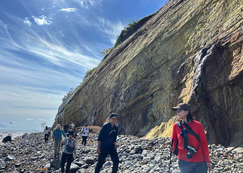 Trekking at Shiretoko Cape