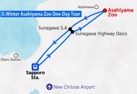 Winter Asahiyama Zoo One-day tour