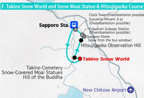 Takino Snow World, Moai Statues, and Hitsujigaoka Observation Hill Tour