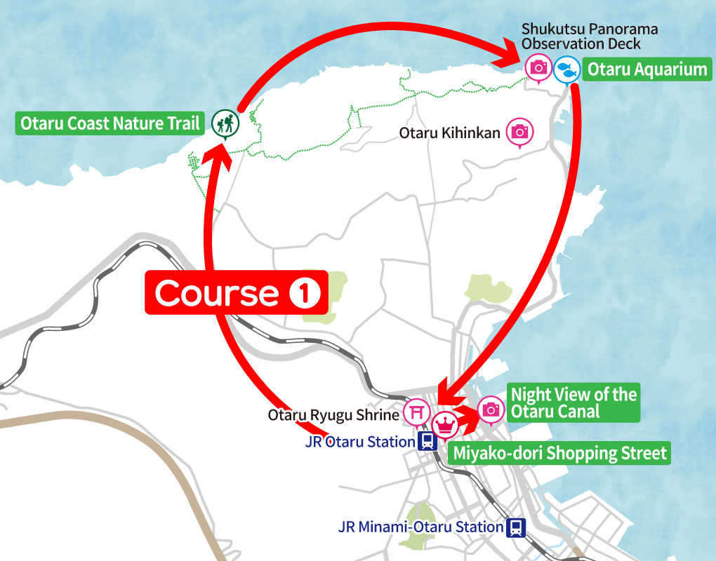 A hidden‑gem route that includes the coastal line of the Otaru Quasi‑National Park.