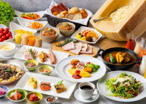 Japanese and Western buffet featuring the blessings of Hokkaido’s rich land
