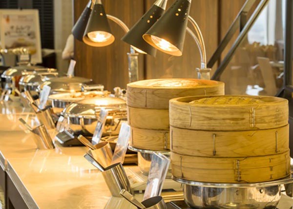 Daily dim sum selection: shumai or Chinese sticky rice dumpling, etc.